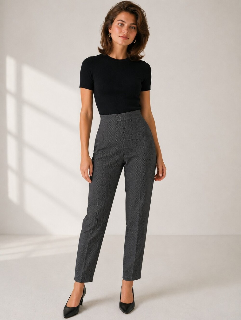❤️ 90's VINTAGE TALBOTS HIGH RISE MOM PANTS/ TROUSERS- TAPERED LEG, 6 (28)